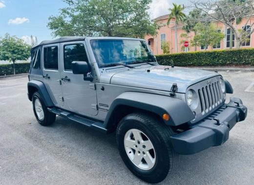 2018 JEEP WRANGLER UNLIMITED SPORT S (JK) SPORT UTILITY 4D