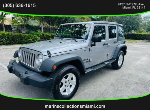 2018 JEEP WRANGLER UNLIMITED SPORT S (JK) SPORT UTILITY 4D